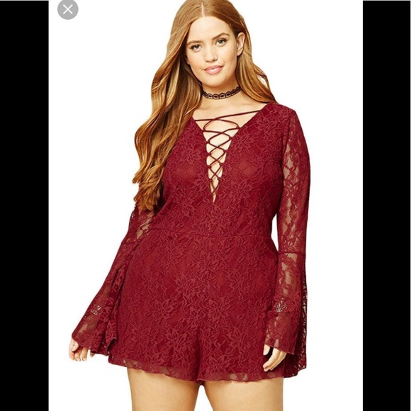 forever 21 plus romper